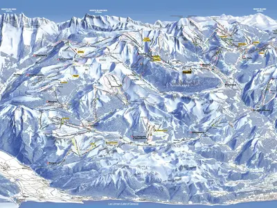 Pistenplan Champéry