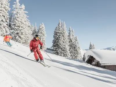 Skifahrer am Horneggli © Gstaad Saanenland Tourismus