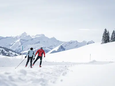 Langlaufen in Gstaad © Destination Gstaad