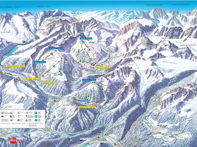 Pistenplan Ski St-Bernard