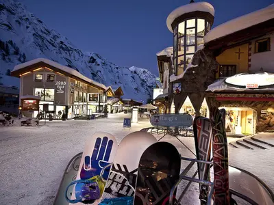 Panorama im Skigebiet Ischgl-Samnaun © Andrea Badrutt / Chur