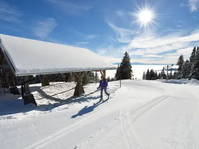 Langläufer in der Region Sainte-Croix © Claude Jaccard - www.vaud-photos.ch