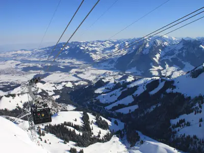 Gondelbahn im Skigebiet Moléson © Moléson