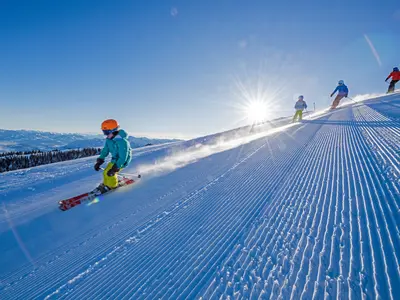 Familienskifahren Wildhaus © Bergbahnen Wildhaus AG / Thomas Senf