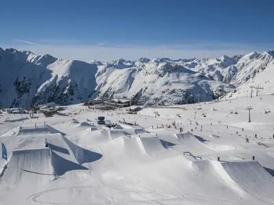 Blick auf den Funpark in Ischgl © TVB Paznaun - Ischgl
