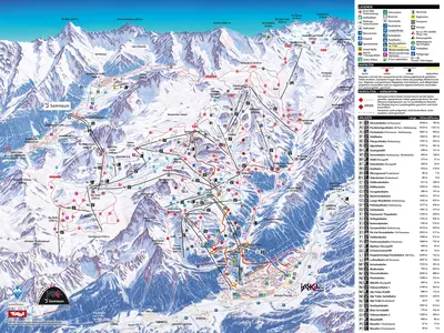 Pistenplan Ischgl