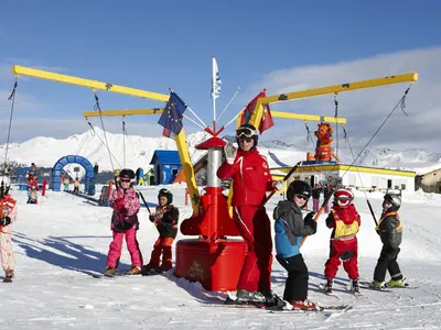 Kinder in Bertas Kinderland in Fiss © Bergbahnen Fiss-Ladis / Christian Waldegger