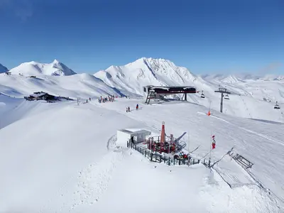 Bergstation eines Sessellifts © Bergbahn AG Kitzbühel