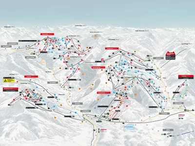 Pistenplan Kitzbühel - Kirchberg | KitzSki