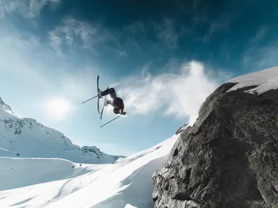 Spektakulärer Backflip © TVB Tiroler Oberland