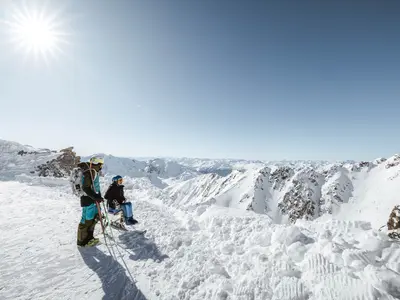 Skifahrer am Kaunertaler Gletscher © TVB Tiroler Oberland | Roman Huber