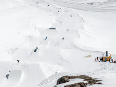 Snowpark am Kaunertaler Gletscher © Kaunertaler Gletscherbahnen- Somaland Agentur