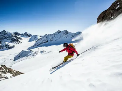 Freerider am Pitztaler Gletscher © Pitztaler Gletscherbahn - Daniel Zangerl