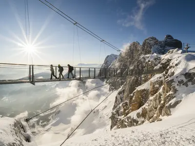 Hängebrücke am Dachstein Gletscher © Schladming-Dachstein / David McConaghy