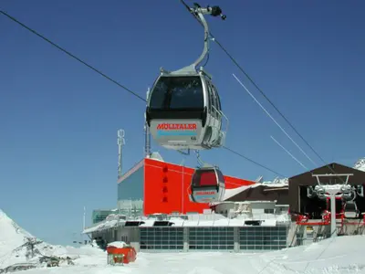 Eisseebahn mit Glaspalast © Mölltaler Gletscherbahnen