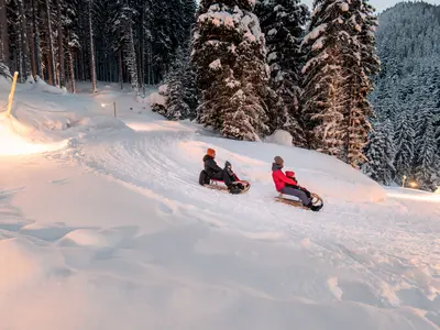 Rodeln im Gastein © Gasteinertal Tourismus / Marktl Photography