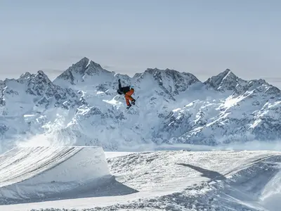 Freestyle im Snowpark Montafon © Silvretta Montafon / Sammi Theurer