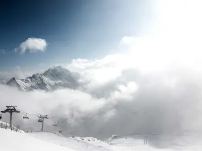 Blick aufs Skigebiet © Gargellner Bergbahnen GmbH & Co KG