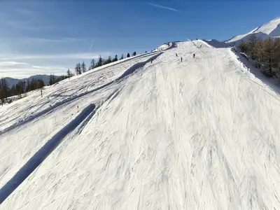 Piste im Skigebiet Großeck-Speiereck © Ferienregion Salzburger Lungau