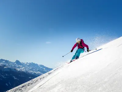 Skifahren im Skigebiet Tauplitz © Die Tauplitz / Tomm Lamm
