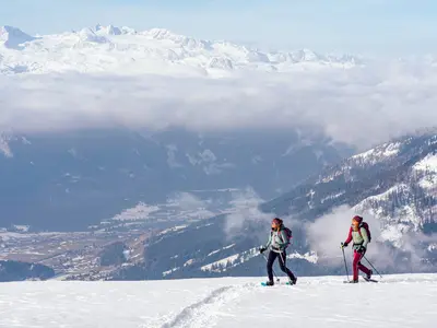 Winterwandern auf der Tauplitzalm © TVB Ausseerland Salzkammergut / Susanne Einzenberger