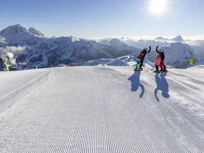 Skifahren am Nassfeld © Nassfeld-Pressegger See (www.nassfeld.at), Fotograf: Martin Lugger