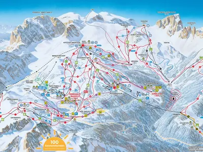 Pistenplan Nassfeld-Pressegger See