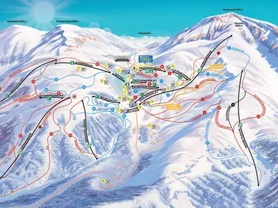 Pistenplan Turracher Höhe