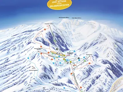 Pistenplan Wurzeralm