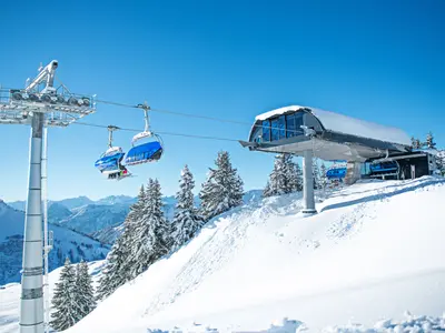 Bergstation einer Sesselbahn in Damüls-Mellau © Seilbahnen Damüls Mellau