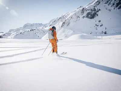 Freeriden in Warth-Schröcken © Maximilian Gierl - Bregenzer Tourismus