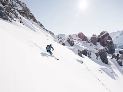 Freeride in Warth-Schröcken © Maximilian Gierl - Bregenzer Tourismus