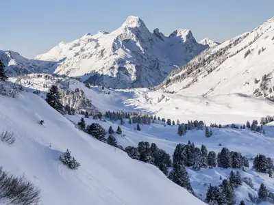 Impressionen aus der Skiregion Warth-Schröcken am Arlberg © Julian Rohn