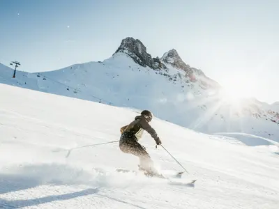 Skifahren in Warth-Schröcken © Frederick Sams/sams-foto.com