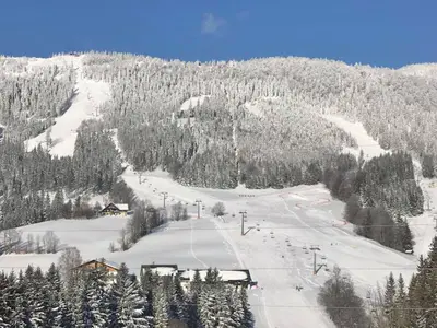 Blick auf das Skigebiet Annaberg © Annaberglifte