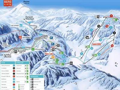 Pistenplan Annaberg