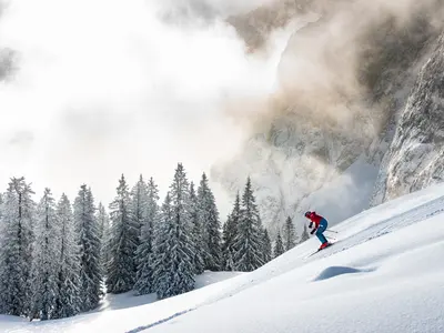 Skifahrer im Skigebiet Dachstein West © DW - Herman Erber
