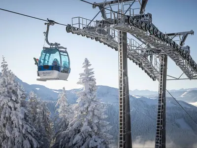 Die Donnerkogelbahn führt von Astauwinkel (Annaberg) auf den Berg © ARGE Dachstein West / Mirja Geh