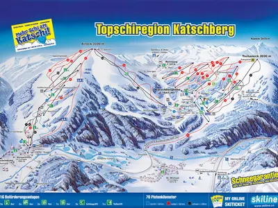 Pistenplan Katschberg - Aineck