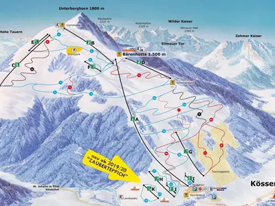 Pistenplan Hochkössen