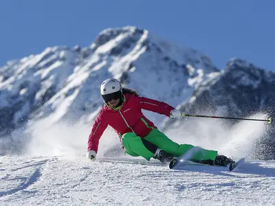 Skifahren im Skigebiet Zahmer Kaiser © @zahmerkaiser.com