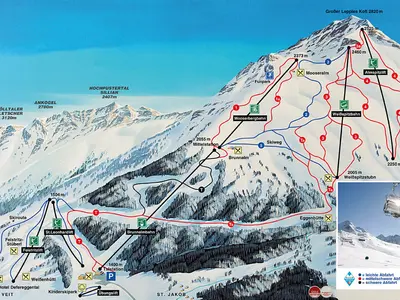 Pistenplan St. Jakob im Defereggental - Brunnalm