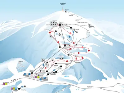 Pistenplan Patscherkofel