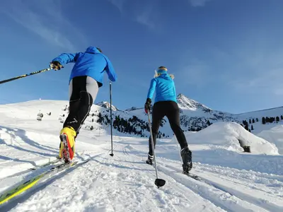 Langläufer im Skigebiet Kühtai © Tourismusbüro Kühtai
