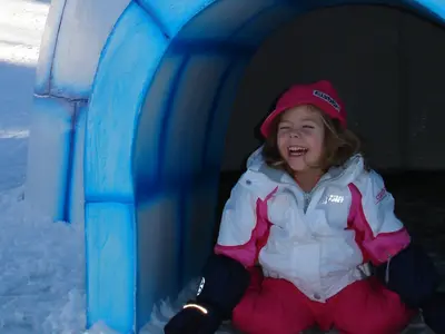 Iglu Kinderschneewelt © TVB Eben
