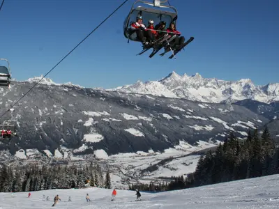 4er Sessel mit Ortsblick © TVB Radstadt