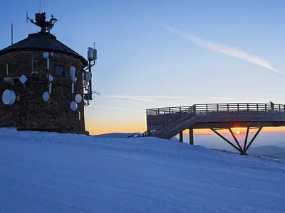 Englischer Turm und Aussichtsplattform auf der Gerlitzen © Daniel Zupanc