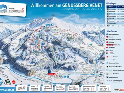 Pistenplan Venet