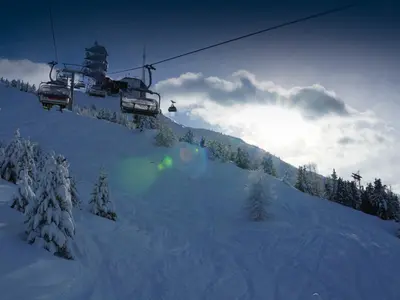 Blick auf den Sessellift © Venet Bergbahnen AG