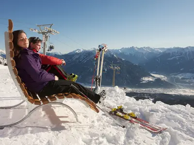 Pause mit Ausblick © Imst Tourismus/Martin Lugger